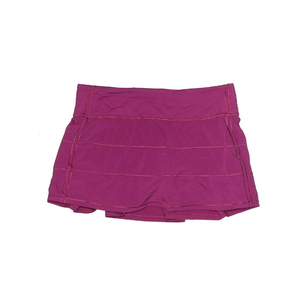 Lululemon skirt sz 6 Pace Rival Mid-Rise tennis skort Vivid Plum purple